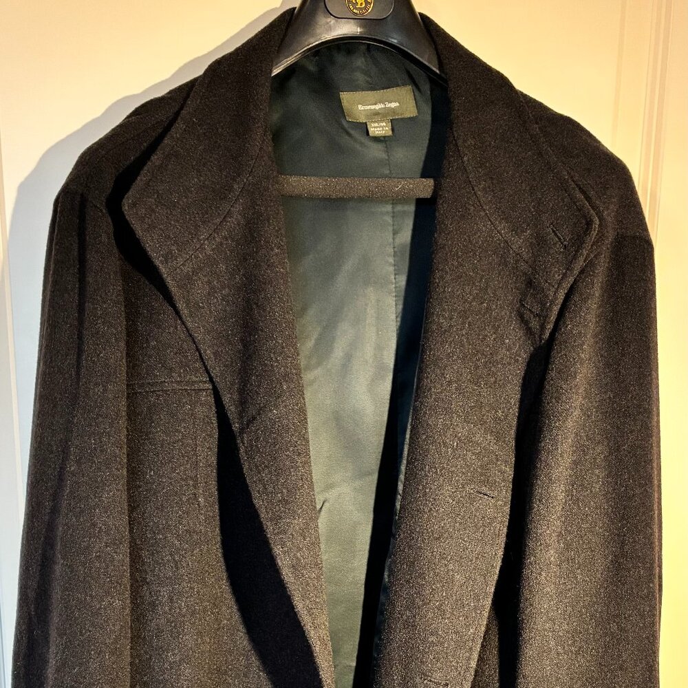 Ermenegildo Zegna Men’s 100% Cashmere Coat XXL / 56 Made in Italy